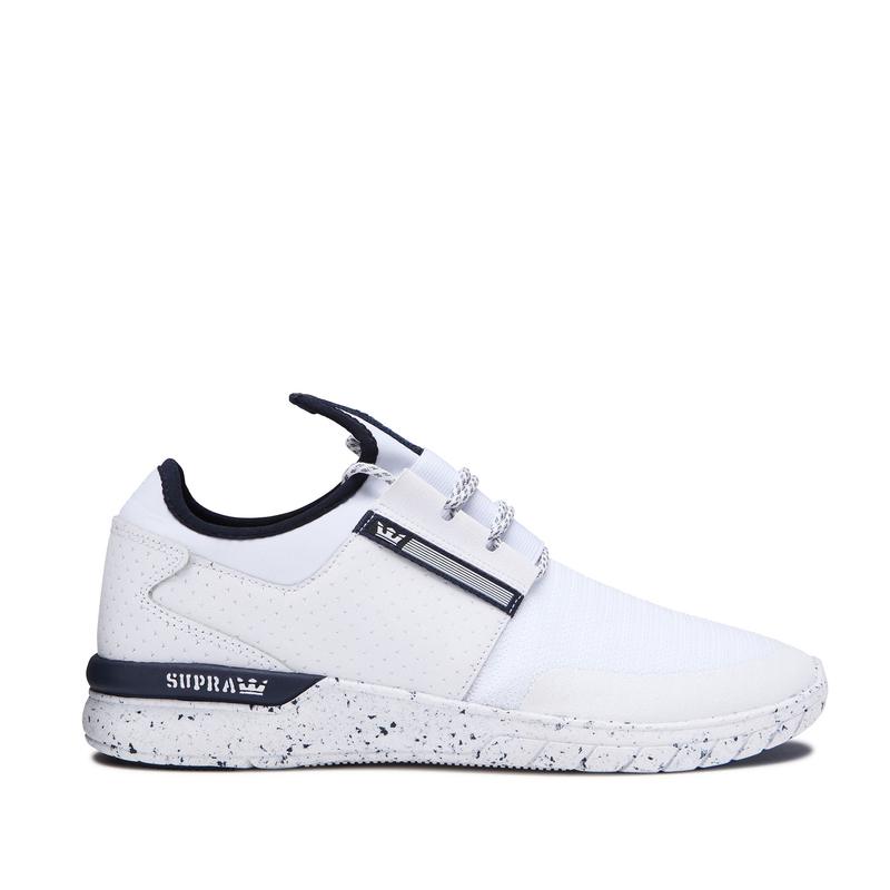 Zapatillas Bajas Supra Argentina Mujer - FLOW RUN Blancas (RVGJO-6843)